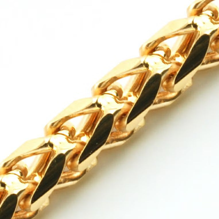 K18 Gold Franco Chain Necklace