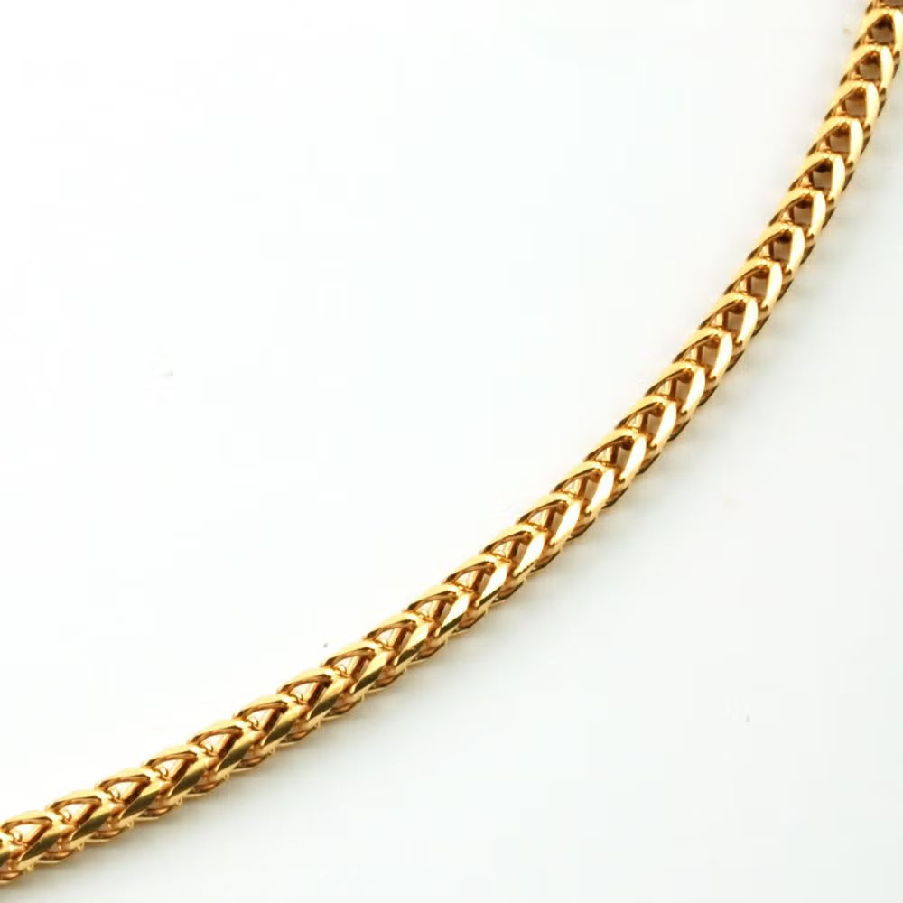 K18 Gold Franco Chain Necklace