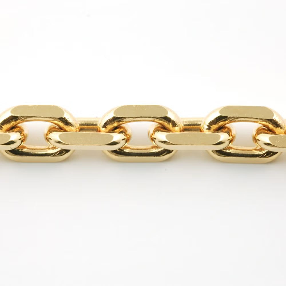 K18 Gold Heavy Cable Chain Necklace