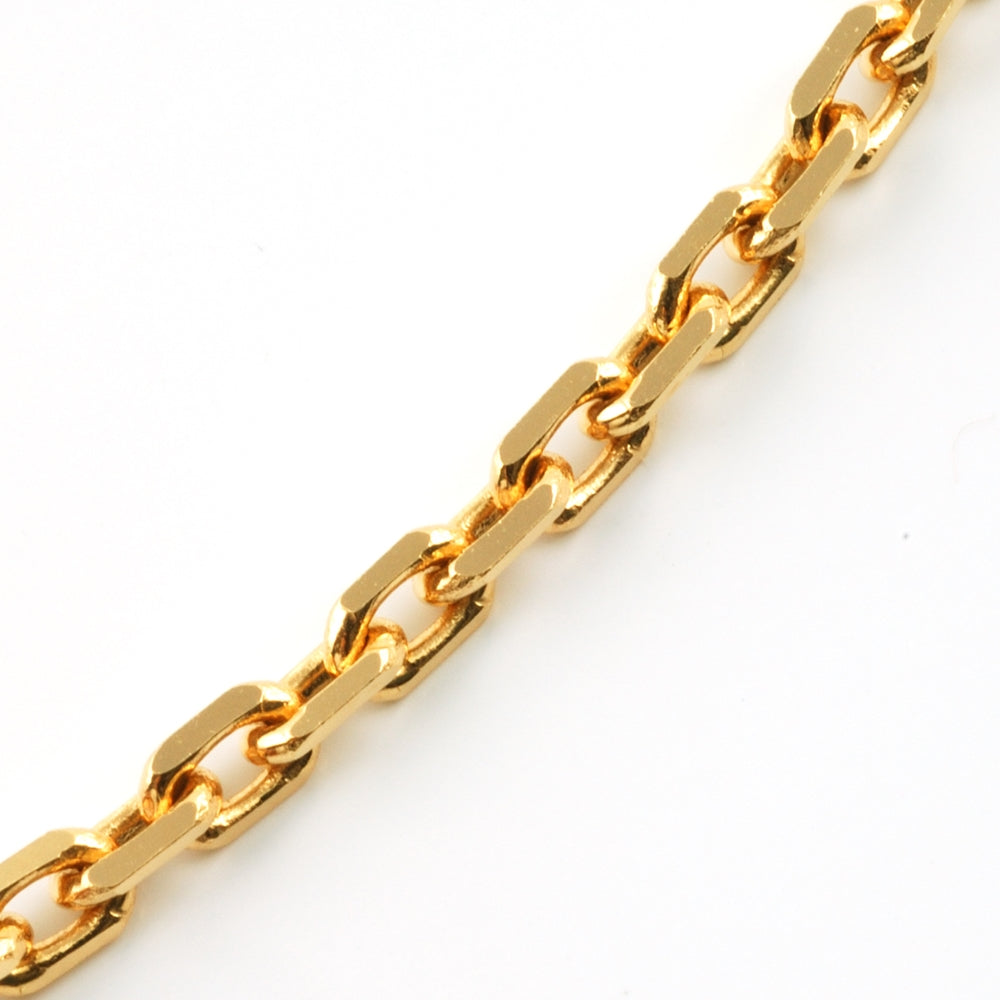 K18 Gold Heavy Cable Chain Necklace