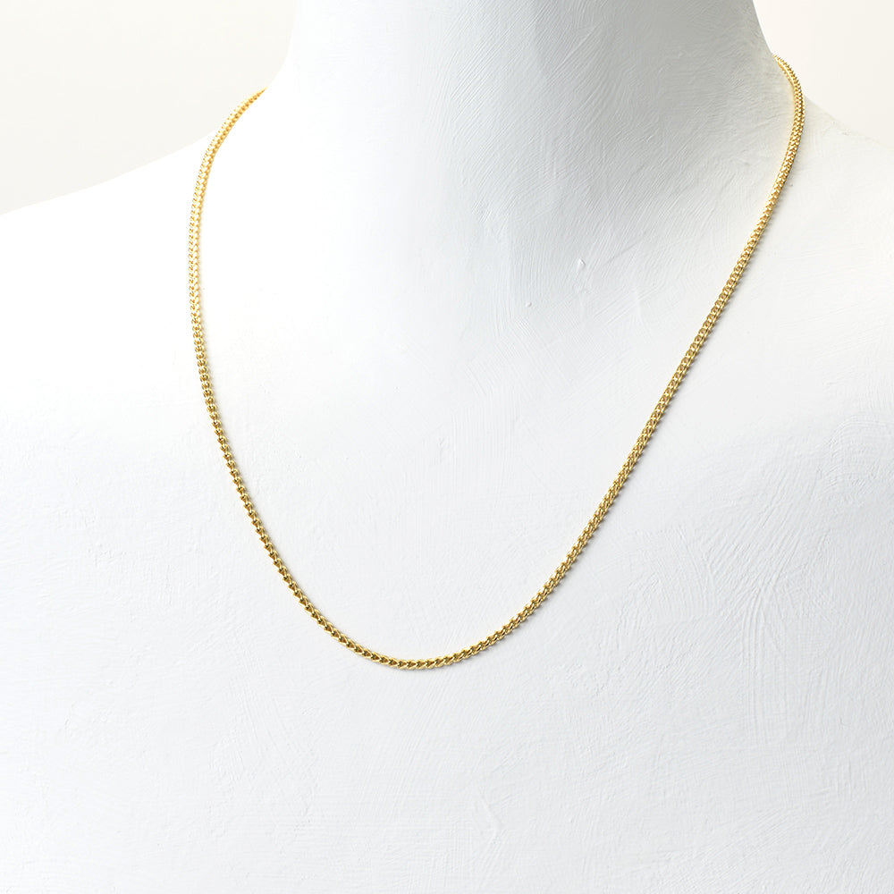 K18 Gold Franco Chain Necklace